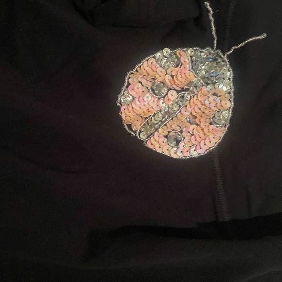 Denny Rose black cotton long sleeve top. size small. Good quality. - Picture 3 of 5